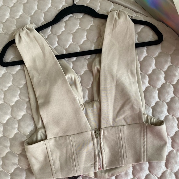 Beige Corset Top NWT - Picture 4 of 4
